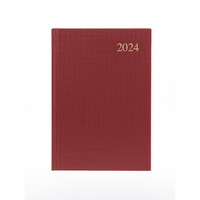 2024 Diary Collins Essential A5 Week to View Maroon ESSA53.78