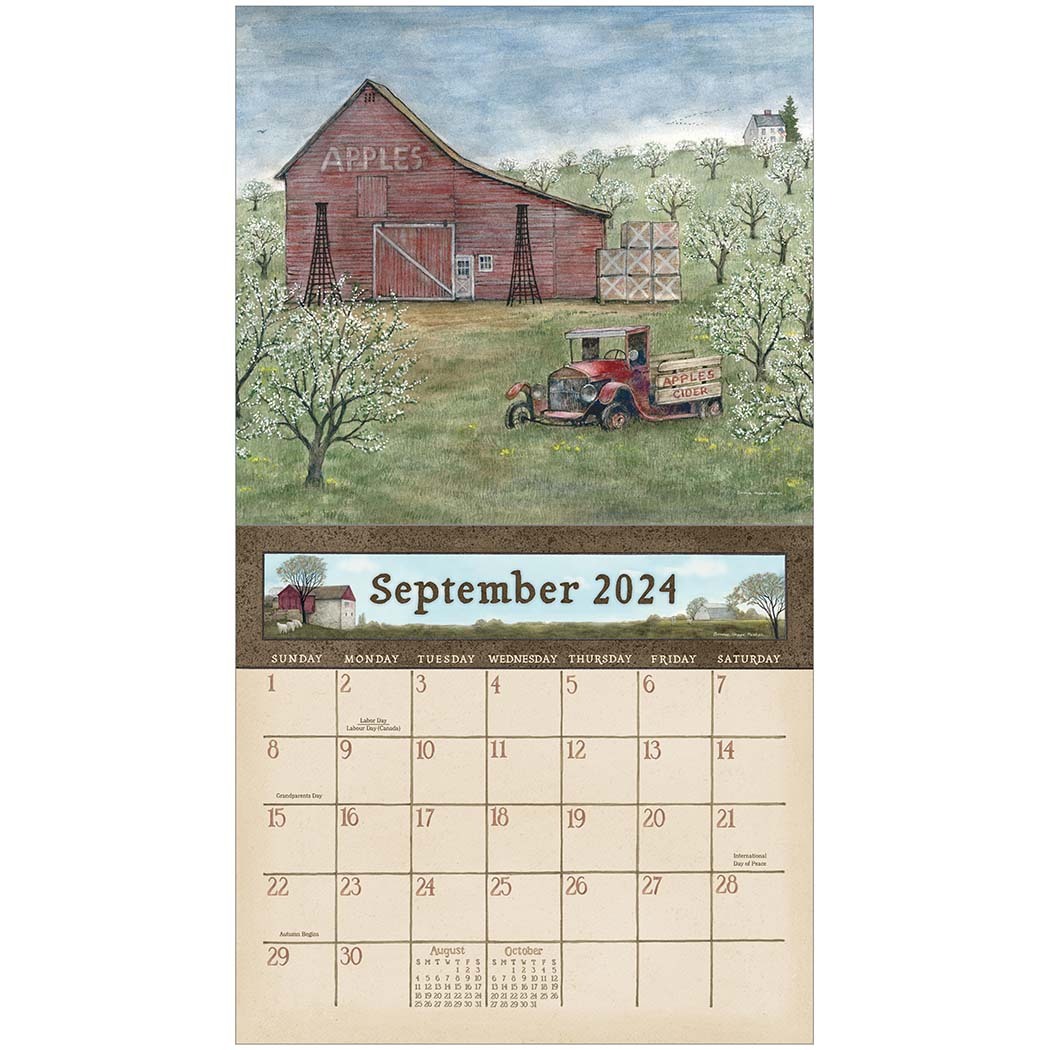 The Legacy 2024 Calendar Country Path by Bonnie Heppe Fisher