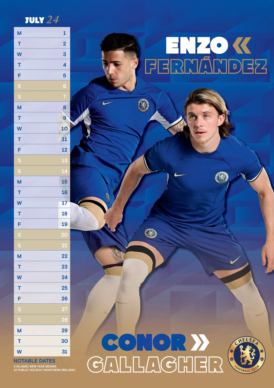 CARDIFF CITY FC 2024 A3 CALENDAR – Danilo Promotions