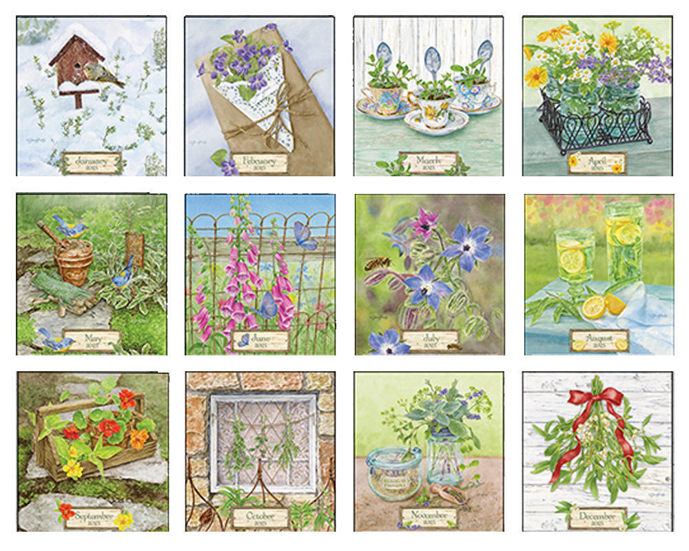 2023 Calendar Herb Garden by Jane Shasky, LANG 23991001914 - Lang