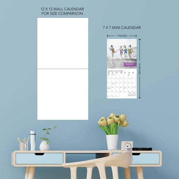 2023 Calendar Women's Wit 16-Month Mini Wall, Graphique GF09086