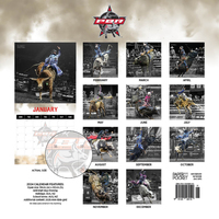 2020 PBR (Professional Bull Riding) Square Wall Calendar by Paper Pocket 16925 - Paper Pocket