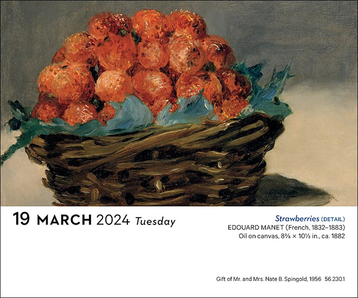 Impressionism and PostImpressionism 2024 DaytoDay Boxed Calendar by
