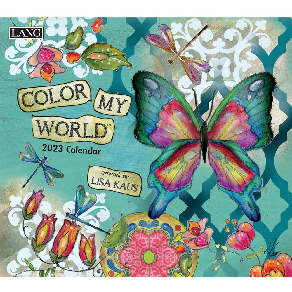2023 Calendar Color My World by Lisa Kaus, LANG 23991001854 - Lang