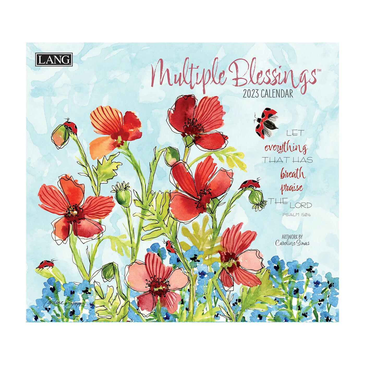 2023 Calendar Multiple Blessings (Scripture) by Caroline Simas, LANG