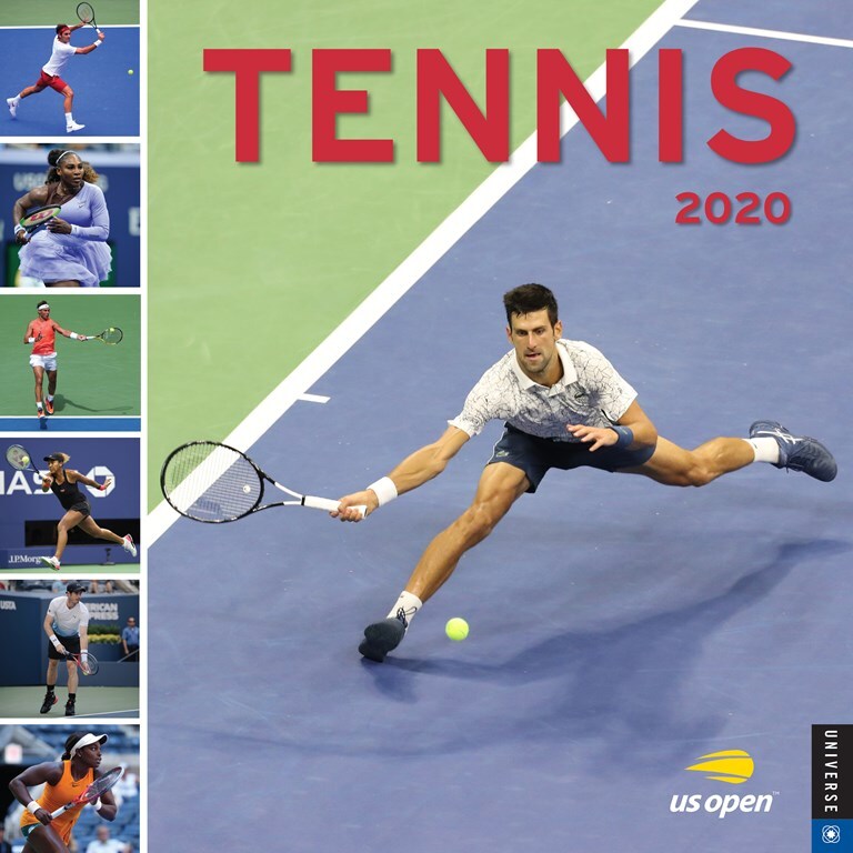 Tennis 2020 Square Wall Calendar Andrews McMeel Publishing