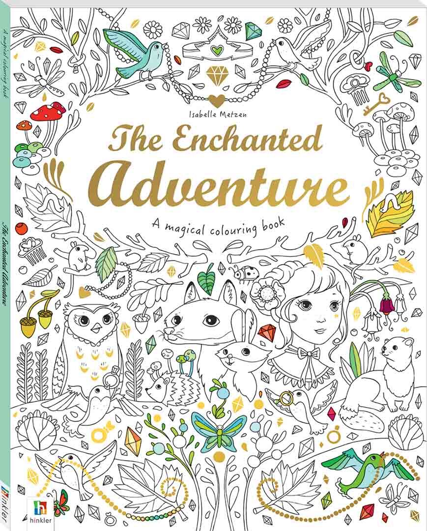 A Magical Colouring Book: The Enchanted Adventure - Hinkler