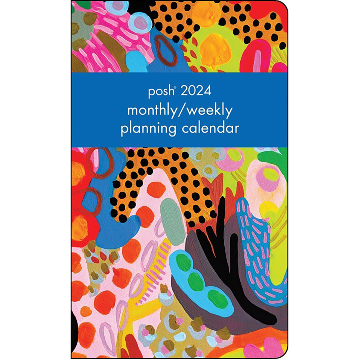 Posh Maximalist Abstract 2024 Monthly/Weekly Planner Diary