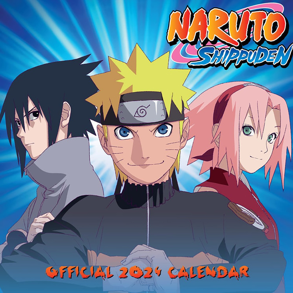 Naruto Shippuden Official 2024 Square Wall Calendar By Danilo   9781801229692 