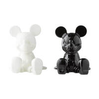 Disney Salt & Pepper Shaker Set Black & White Mickey Mouse JAS-EDI6003748