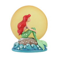 Disney Traditions Figurine 19cm Ariel on a Rock with Light-Up Moon, Whitehill 6005954