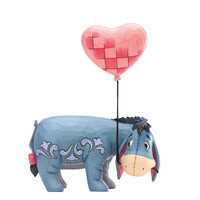 Disney Traditions Figurine 20cm Eeyore with a Heart Balloon, Whitehill 6005965