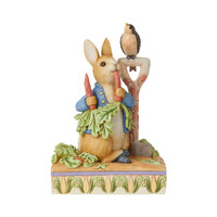 Beatrix Potter by Jim Shore Figurine 14cm Peter Rabbit Eating Radishes, Whitehill 6008743