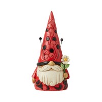 Jim Shore Heartwood Creek Figurine 16cm Ladybug Gnome, Whitehill 6010288