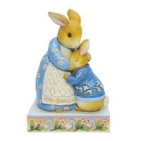 Beatrix Potter by Jim Shore Figurine 15cm Mrs Rabbit & Peter Rabbit, Whitehill 6010686