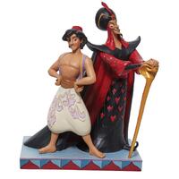  Disney Traditions Figurine 24cm Aladdin Vs. Jafar, Good Vs. Evil, Whitehill 6011927