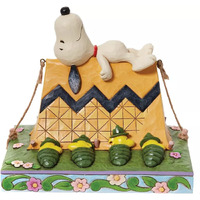 Peanuts by Jim Shore Figurine 15cm Snoopy & Woodstock Camping, Whitehill 6011952