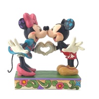 Disney Traditions Figurine 16cm Mickey & Minnie Heart, Whitehill 6014335