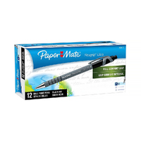 Paper Mate Flexigrip Ultra Retractable Ballpoint Pen 0.8mm Black Box of 12 DS-9580131