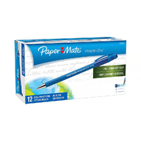 Paper Mate Flexigrip Ultra Ballpoint Pen 0.8mm Blue Box of 12 DS-9660131