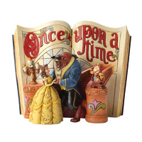 Disney Traditions Figurine 15cm Beauty And The Beast Story Book, Whitehill 4031483