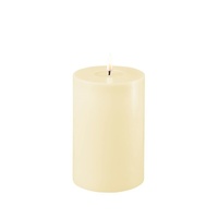 Deluxe Homeart LED Flameless Candle 10x15cm Cream, Whitehill RF-0113