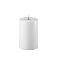 Deluxe Homeart LED Flameless Candle 10x15cm White, Whitehill RF-0009