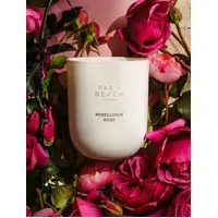 Palm Beach Scented Soy Candle Standard 400g - Rebellious Rose S24MCXRR