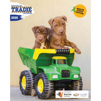 2025 Calendar Australian Tradie 24x30cm Wall Rescue Puppy Edition