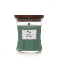 WoodWick Scented Candle Sage & Myrrh Medium 275g WW1666268