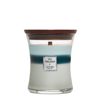 WoodWick Scented Candle Icy Woodland Trilogy Medium 275g WW1720895