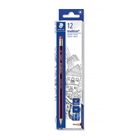 Staedtler Traditional Pencil with Eraser Tip 112 HB Box of 12