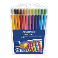 Staedtler Noris Club Fibre-tip Pens Assorted Wallet of 24 