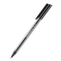 Staedtler Ballpoint Pen 432 1.0mm Medium Triangular Black Box of 10