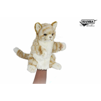 Hansa Creation Hand Puppet Ginger Cat 30cm CA Australia HC7182