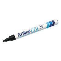 Artline 770 Freezer Bag Marker 1.0mm Bullet Tip Black Box of 12 177001