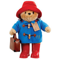 Paddington Bear Plush 34cm Paddington Bear with Boots, Coat & Suitcase, Jas-PB1490