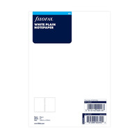 Undated Refill Filofax Plain Paper A5 White FF-342405