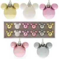 Christmas Baubles Disney Mickey Mini Blush (Set of 12), Xmas Decor JAS-WDXM9882