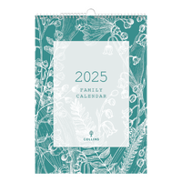 2025 Calendar Collins Tara A3 Family Wiro Wall TAFC135