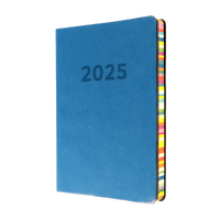 2025 Diary Collins Edge Rainbow A5 Week to View Blue ED153.U57