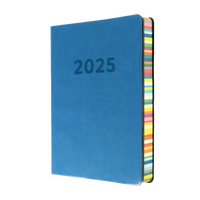 2025 Diary Collins Edge Rainbow A5 Day to Page Blue ED151.U57