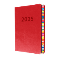 2025 Diary Collins Edge Rainbow A5 Day to Page Red ED151.U15