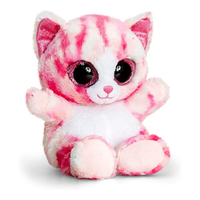 Keel Toys Animotsu Plush 15cm Pink Cat, Korimco 47Y0154429