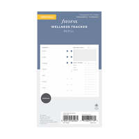 Undated Refill Filofax Minimal Personal Wellness Tracker FF-132688