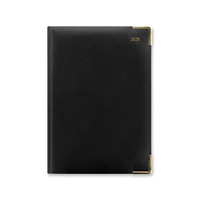 2025 Diary Letts Classic A5 Vertical Week to View w/ Appts Black C32XBK