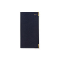 2025 Diary Letts Classic Slim Week to View w/ Appts Dark Blue T35SUBL