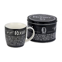 The Ultimate Gift for Man Mug in Tin The Mad About Rugby ATS-UGM8815