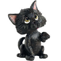 Little Paws Collectible Figurine	15cm Lucky Black Cat, Artisanau LP3043