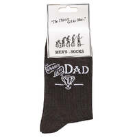 The Ultimate Gift for Man Socks Men's One Size World's Best Dad ATS-UGM8781